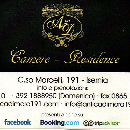 Hotel Antica Dimora 191 Isernia Exterior foto